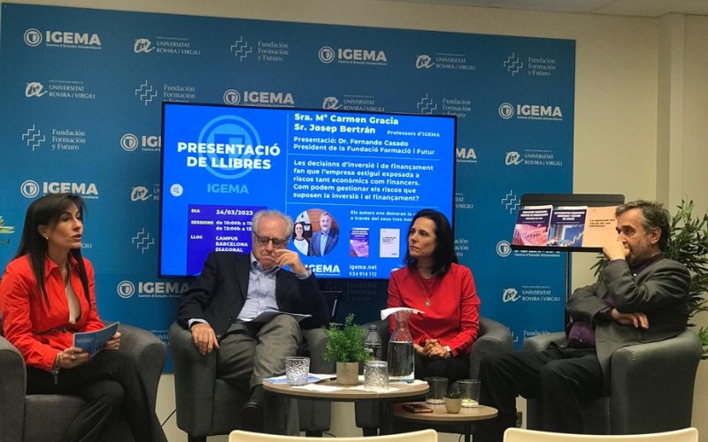 Dra. Matilde Martínez Casanovas, Dr. Fernando Casado, Sr. Josep Bertrán y Sra. Mª Carmen Gracia